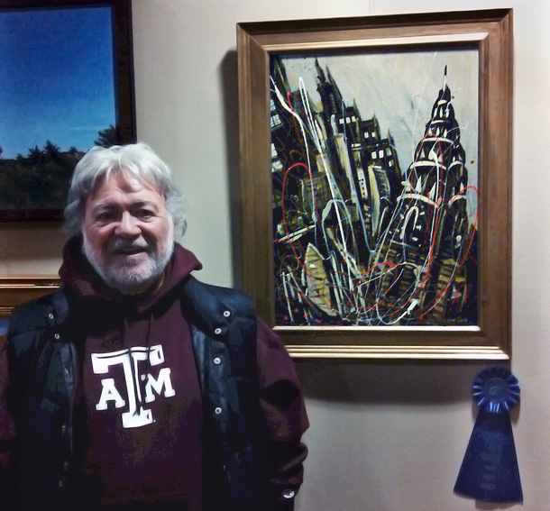 Raymond Gomez ’64 and his first-place painting
