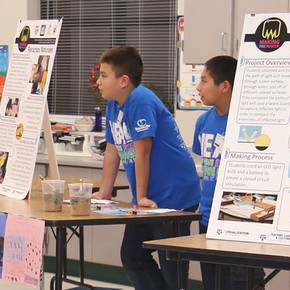 Children create STEM-related projects in NSF-funded study